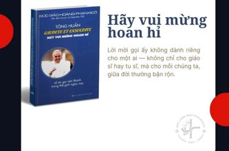 Tông huấn Gaudete et Exsultate | Hãy vui mừng hoan hỉ – Lời mời gọi nên thánh giữa nhịp sống hôm nay