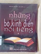 NHỮNG BỘ KINH ĐIỂN NỔI TIẾNG