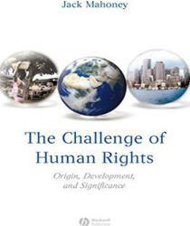 THE CHALLENGE OF HUMAN RIGHTS: ORIGIN, DEVELOPMENT AND SIGNIFICANCE