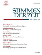 STIMMEN DER ZEIT: HEFT 8, AUGUST 2013