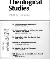 THEOLOGICAL STUDIES: SEPTEMBER 1984, VOL. 45, NO. 3