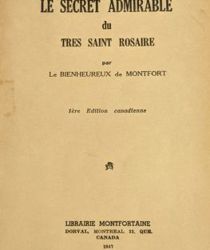 LE SECRET ADMIRABLE DU TRES SAINT ROSAIRE