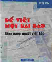 ĐỂ VIẾT MỘT BÀI BÁO