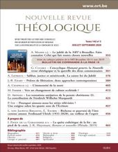 NOUVELLE REVUE THÉOLOGIQUE: TOME 142, N0 3, JUILLET-SEPTEMBRE 2020