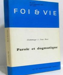 PAROLE ET DOGMATIQUE