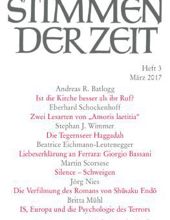 STIMMEN DER ZEIT: HEFT 3, MARZ 2017