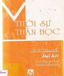 THỜI SỰ THẦN HỌC: SỐ 10 THÁNG 12/1997