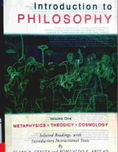 INTRODUCTION TO PHILOSOPHY: METAPHYSIC - THEODICY - COSMOLOGY