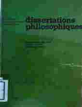 DISSERTATIONS PHILOSOPHIQUES: L' ACTION