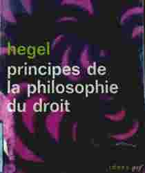 PRINCIPES DE LA PHILOSOPHIE DU DROIT