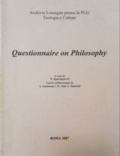 QUESTIONNAIRE ON PHILOSOPHY