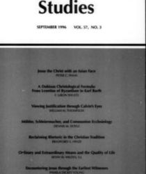 THEOLOGICAL STUDIES: VOL. 57, NO.3, 1996
