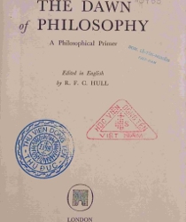 THE DAWN OF PHILOSOPHY