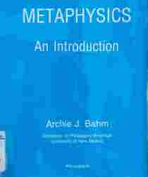 METAPHYSICS: AN INTRODUCTION