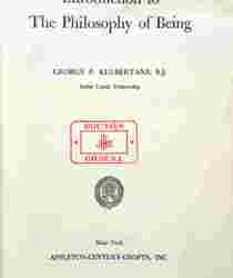 INTRODUCTION TO THE PHILOSOPHY OF BEING