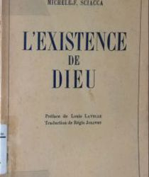 L'EXISTENCE DE DIEU