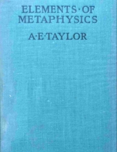 ELEMENTS OF METAPHYSICS