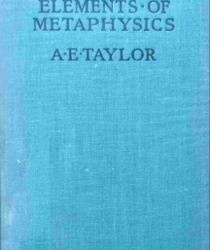 ELEMENTS OF METAPHYSICS