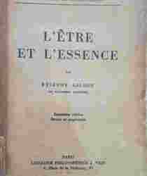 L'être ET L'essence