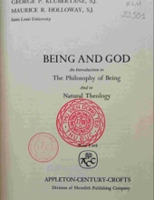 BEING AND GOD