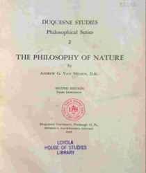 THE PHILOSOPHY OF NATURE