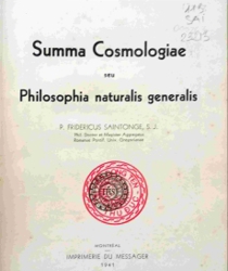 SUMMA COSMOLOGIAE: SEU PHILOSOPHIA NATURALIS GENERALIS