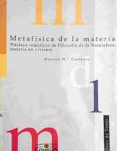 METAFÍSICA DE LA MATERIA