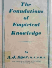 THE FOUNDERATIONS OF EMPIRICAL KNOWLEDGE