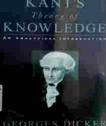 KANT's THEORY OF KNOWLEDGE