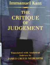 THE CRITIQUE OF JUDGMENT