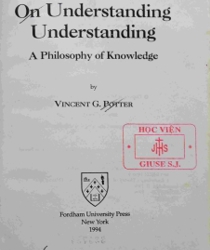 ON UNDERSTANDING - UNDERSTANDING