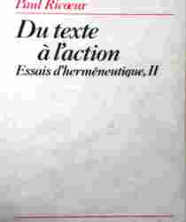 DU TEXTE À L'ACTION: ESSAIS D'HERMÉNEUTIQUE II