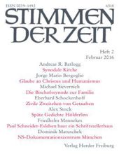 STIMMEN DER ZEIT: HEFT 2, FEBRUAR 2016