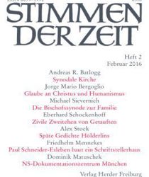 STIMMEN DER ZEIT: HEFT 2, FEBRUAR 2016