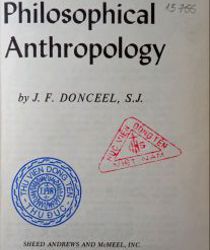 PHILOSOPHICAL ANTHROPOLOGY