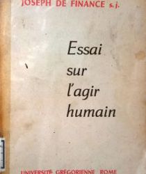 ESSAI SUR L'agir HUMAIN