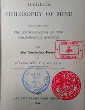 HEGEL's PHILOSOPHY OF MIND