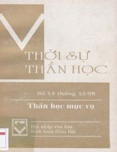 THỜI SỰ THẦN HỌC: SỐ 14 THÁNG 12/1998