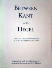 BETWEEN KANT AND HEGEL