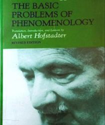 THE BASIC PROBLEMS OF PHENOMENOLOGY