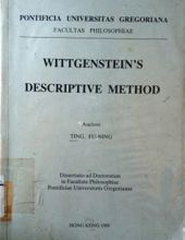 WITTGENSTEIN's DESCRIPTIVE METHOD