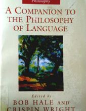 A COMPANION TO THE PHILOSOPHY OF LANGUAGE