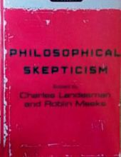 PHILOSOPHICAL SKEPTICISM