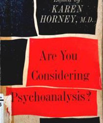 ARE YOU CONSIDERING PSYCHOANALYSIS?