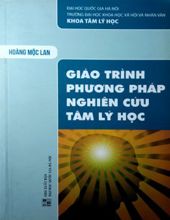 GIÁO TRÌNH PHƯƠNG PHÁP NGHIÊN CỨU TÂM LÝ HỌC