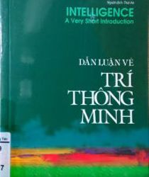 DẪN LUẬN VỀ TRÍ THÔNG MINH 