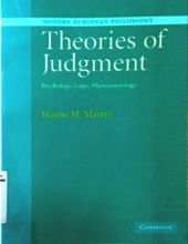 THEORIES OF JUDGMENT