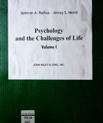 PSYCHOLOGY AND THE CHALLENGES OF LIFE : ADJUSTMENT IN THE NEW MILLENNIUM