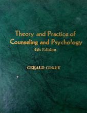 THEORY AND PRACTICE OF COUNSELING AND PSYCHOTHERAPY