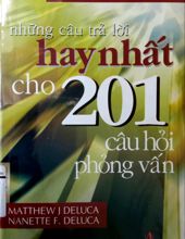 NHỮNG CÂU TRẢ LỜI HAY NHẤT CHO 201 CÂU HỎI PHỎNG VẤN